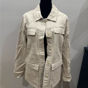 Angels Cream Utility Jacket